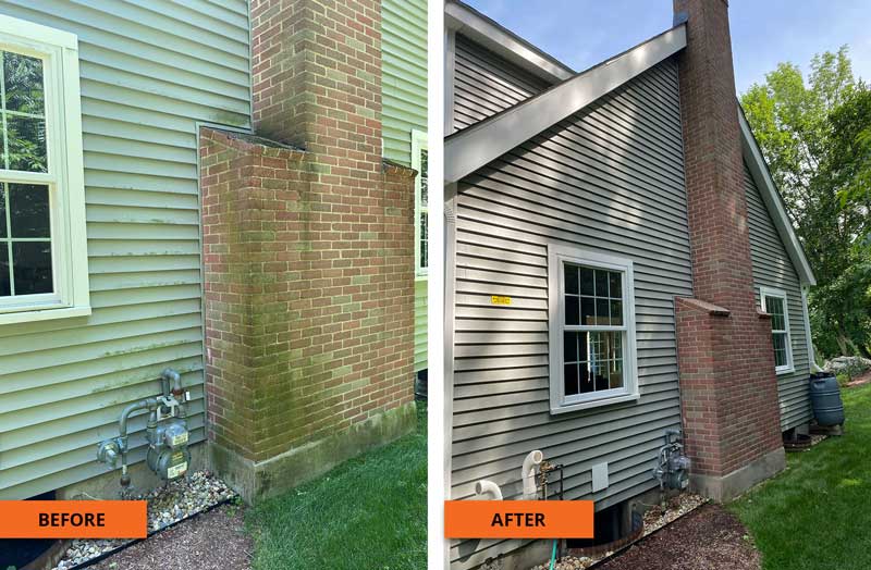power washing company boston ma: before and after