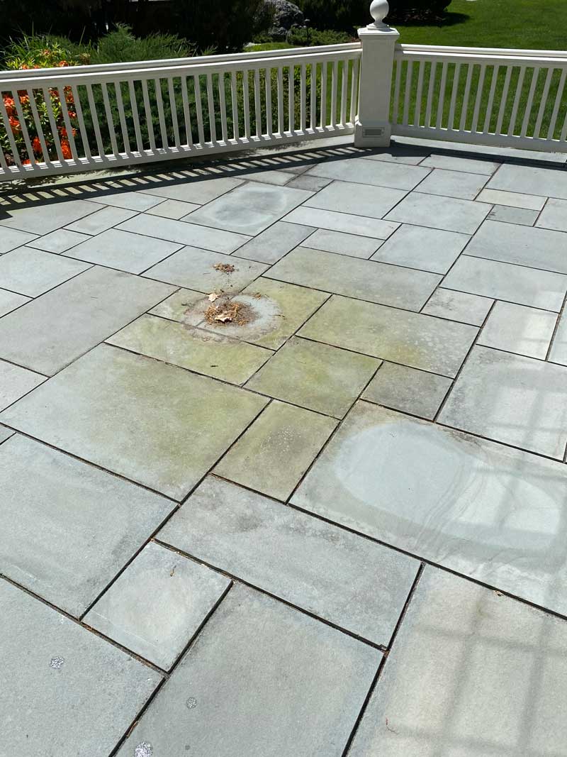 Bluestone Wash Before