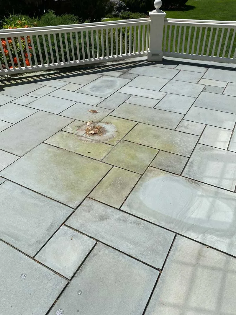 Bluestone Wash Before